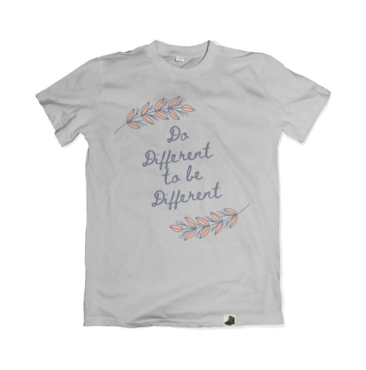 Do Different to Be Different Light Grey T-Shirt