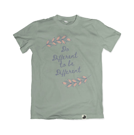 Do Different to Be Different Pastel Green T-Shirt