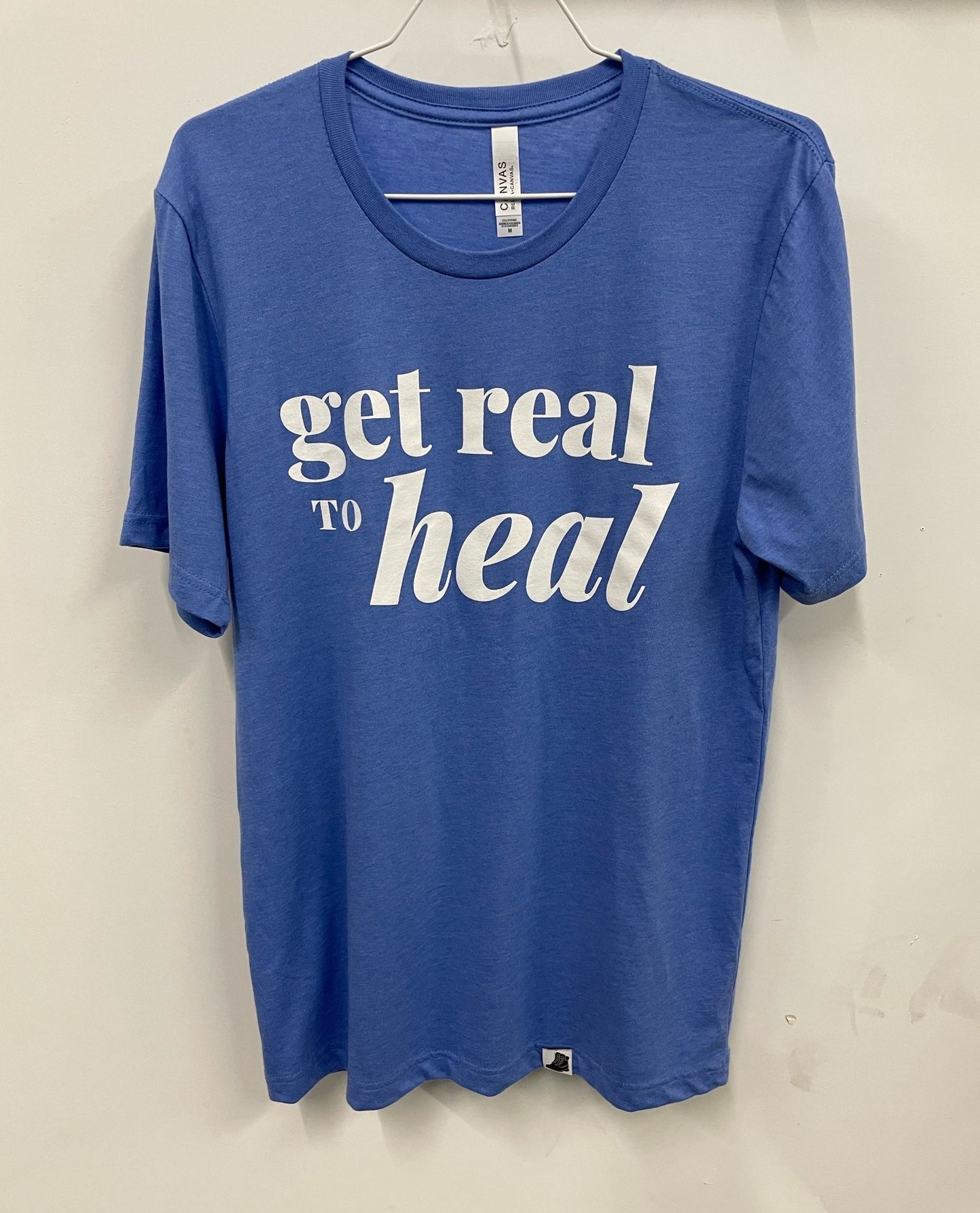 Get Real to Heal Blue T-Shirt